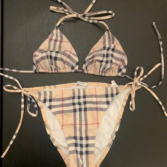 burberry bikini top